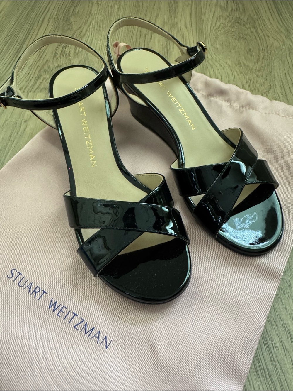 Stuart Weitzman Dyna Wedge Sandal